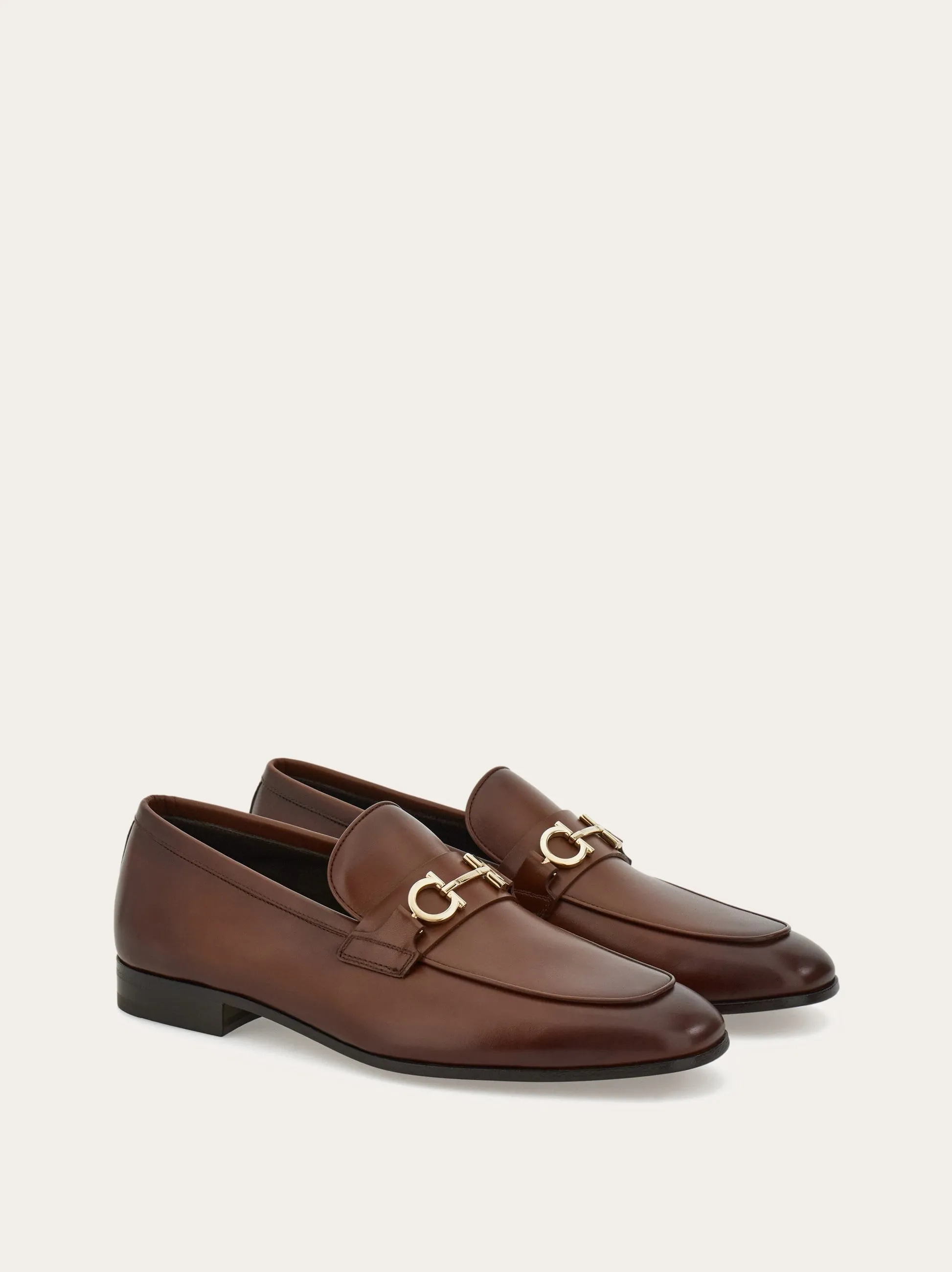 029268 7789772E BROWN FERRAGAMO MEN SHOES