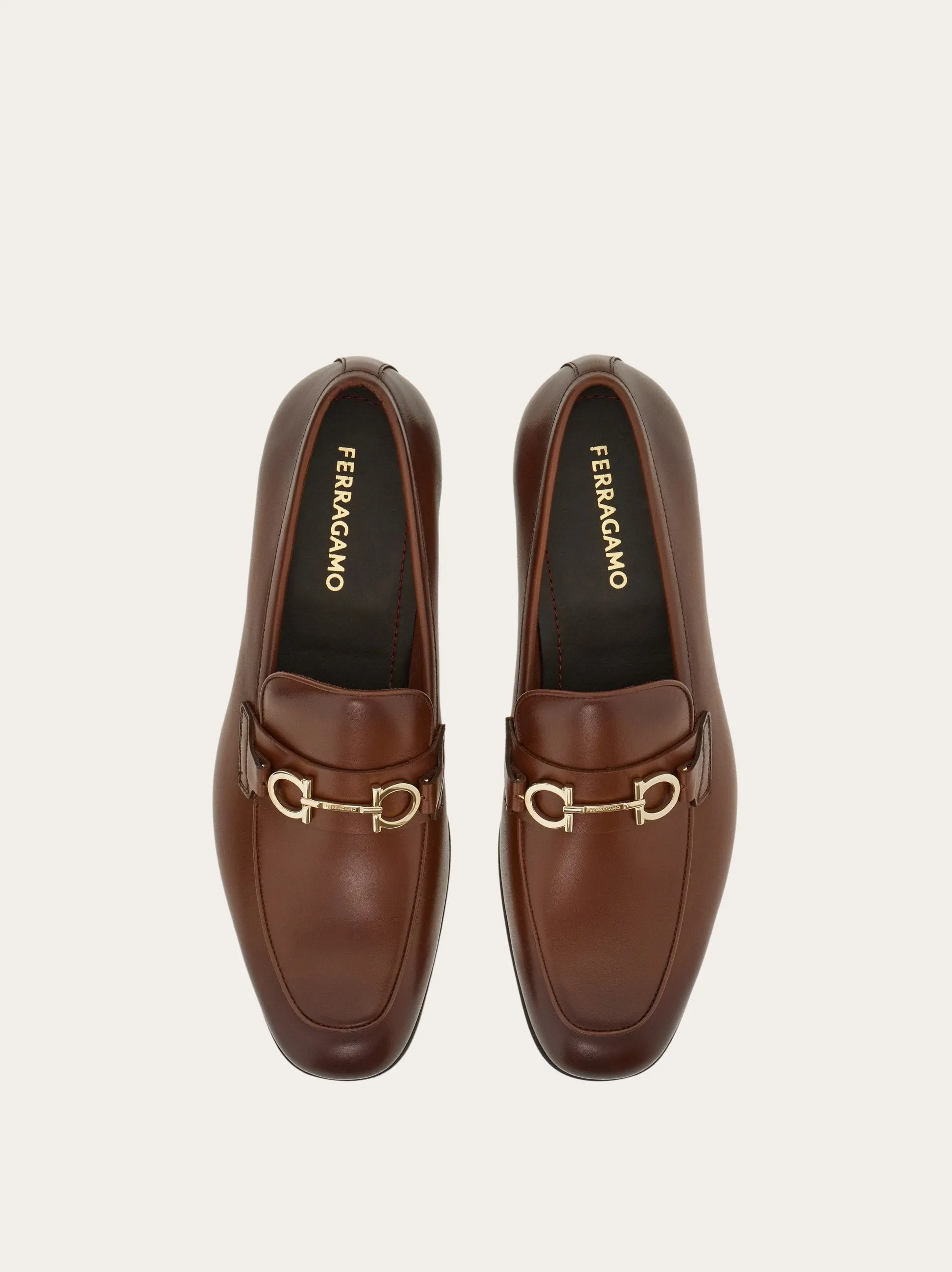 029268 7789772E BROWN FERRAGAMO MEN SHOES