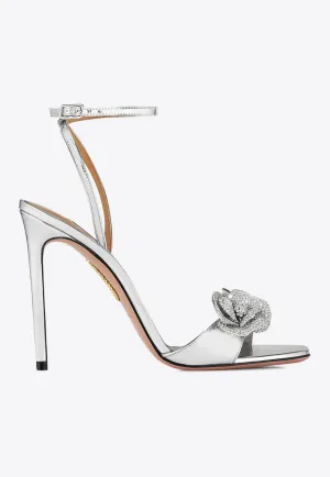 105 Crystal-Embellished Orchid Sandals
