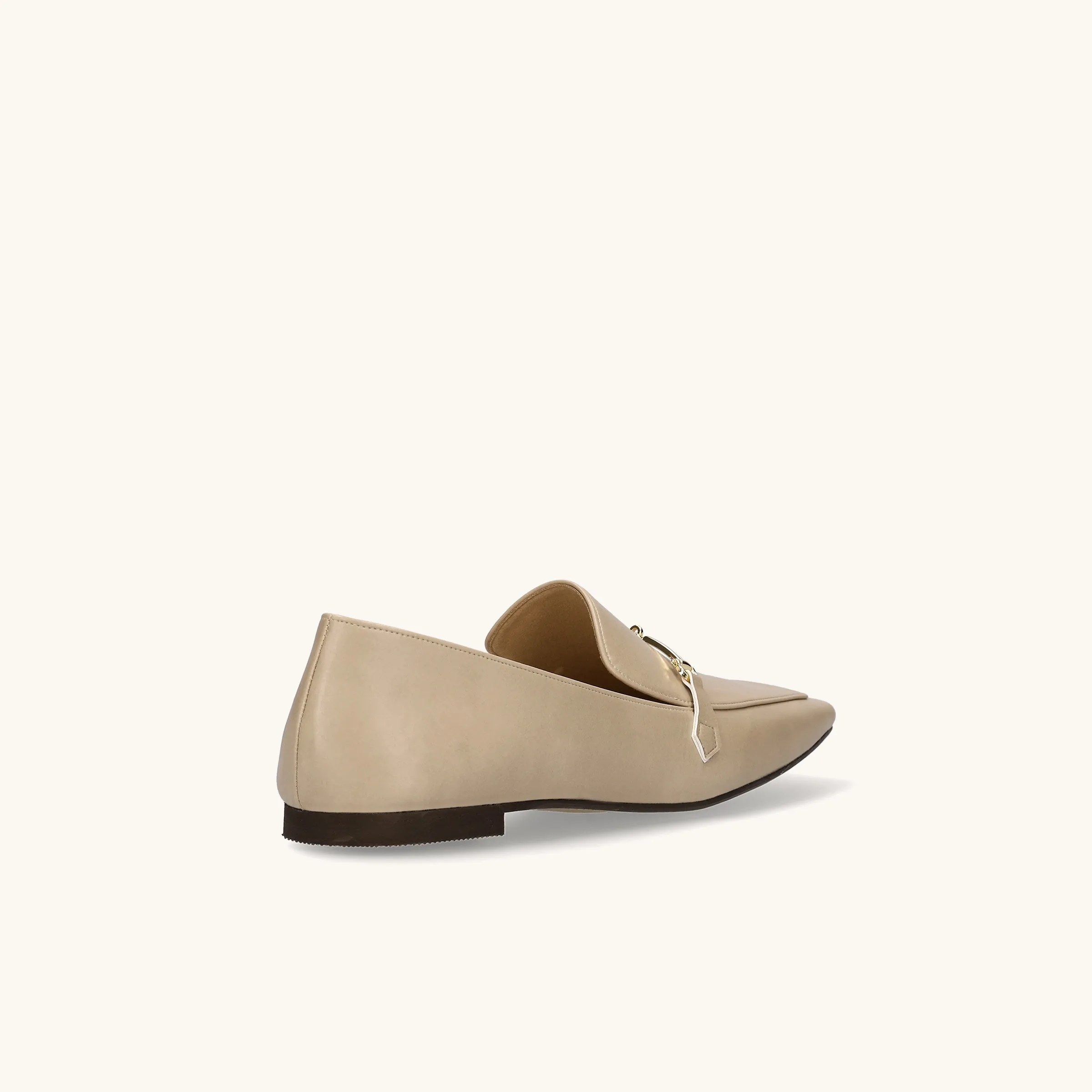 15% OFF: Square toe bit loafer (m10302) Greige