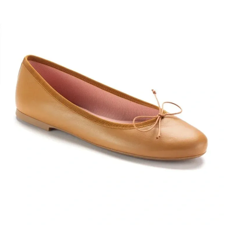 49909 - Sadle Leather Teens Bow Shoe