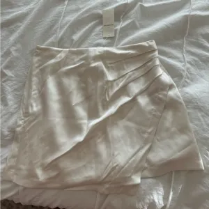 Abercrombie and Fitch Satin Draped Mini Skort
