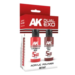 AK Interactive - Supernova Red & Dirty Red Dual Exo Set