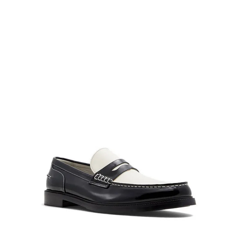 ALDO Kieran Men Loafer Dress Shoe - Black/White