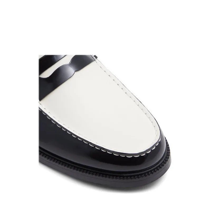 ALDO Kieran Men Loafer Dress Shoe - Black/White