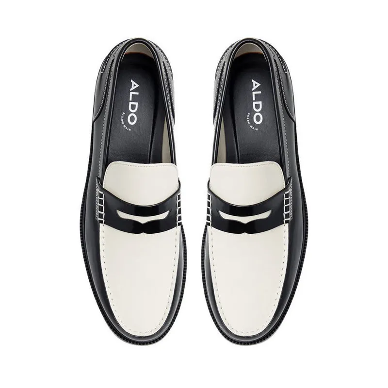 ALDO Kieran Men Loafer Dress Shoe - Black/White