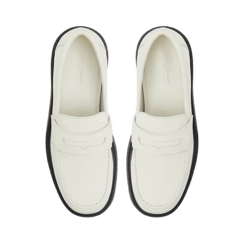 ALDO Verima Women Loafer Shoe - White/Bone