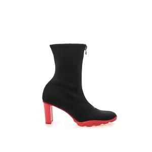 Alexander Mcqueen Black Neoprene Boot