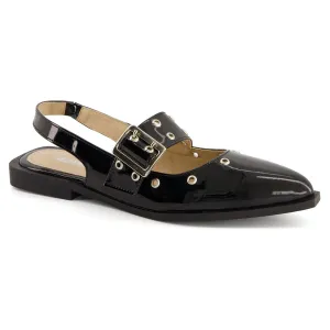 Andrea Slingback Flats Wide Buckle 85553