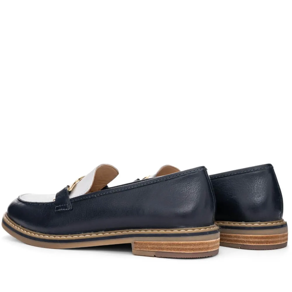 Ara Kent Loafer 12-11252-Navy & White