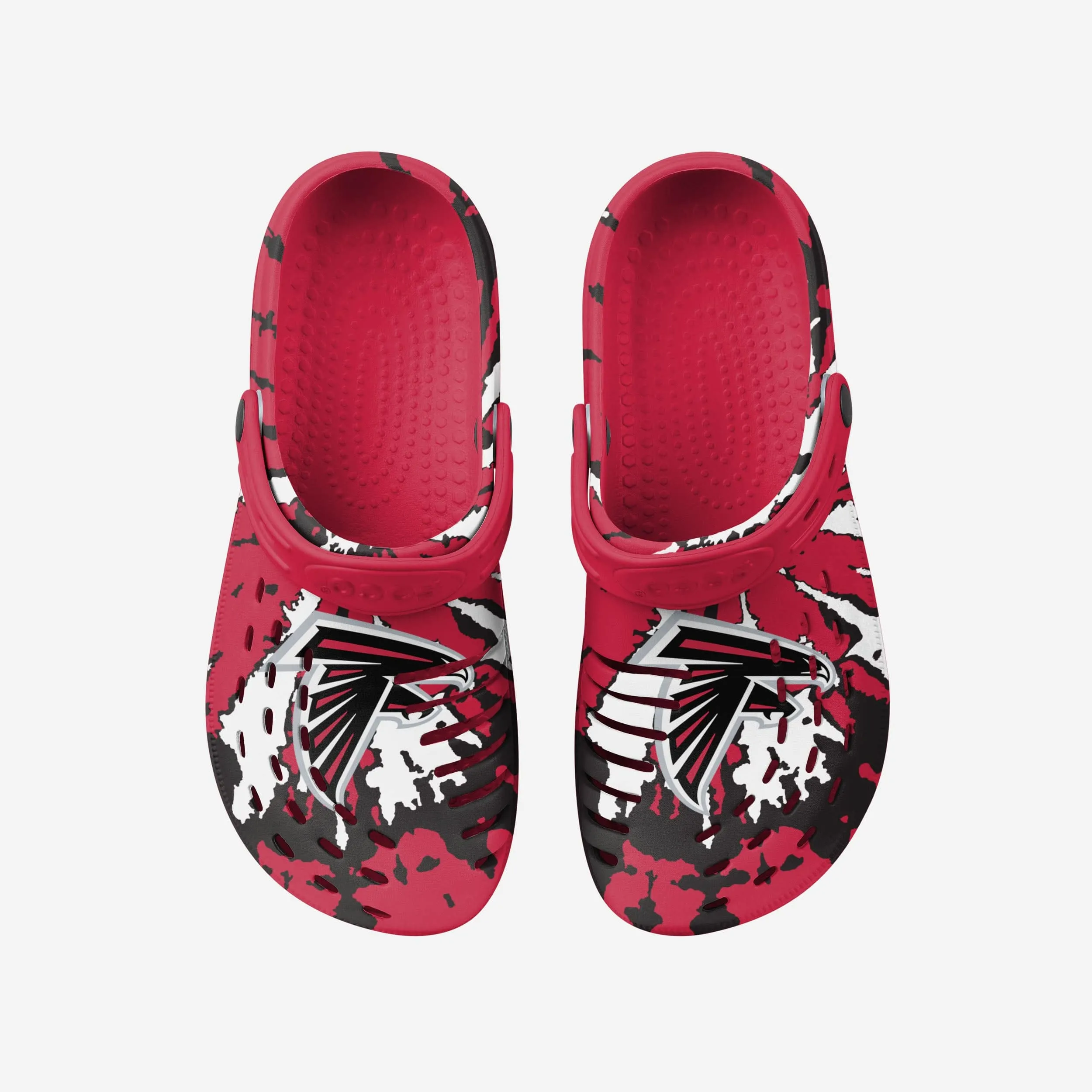Atlanta Falcons Tie-Dye Clog With Strap