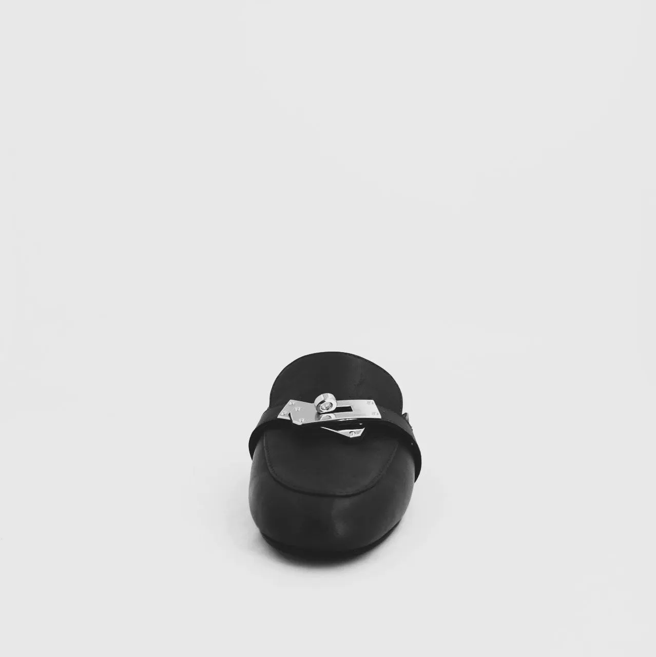 AZEAA MULE LEATHER - BLACK