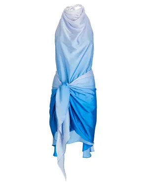Baobab Ombre Satin Dress