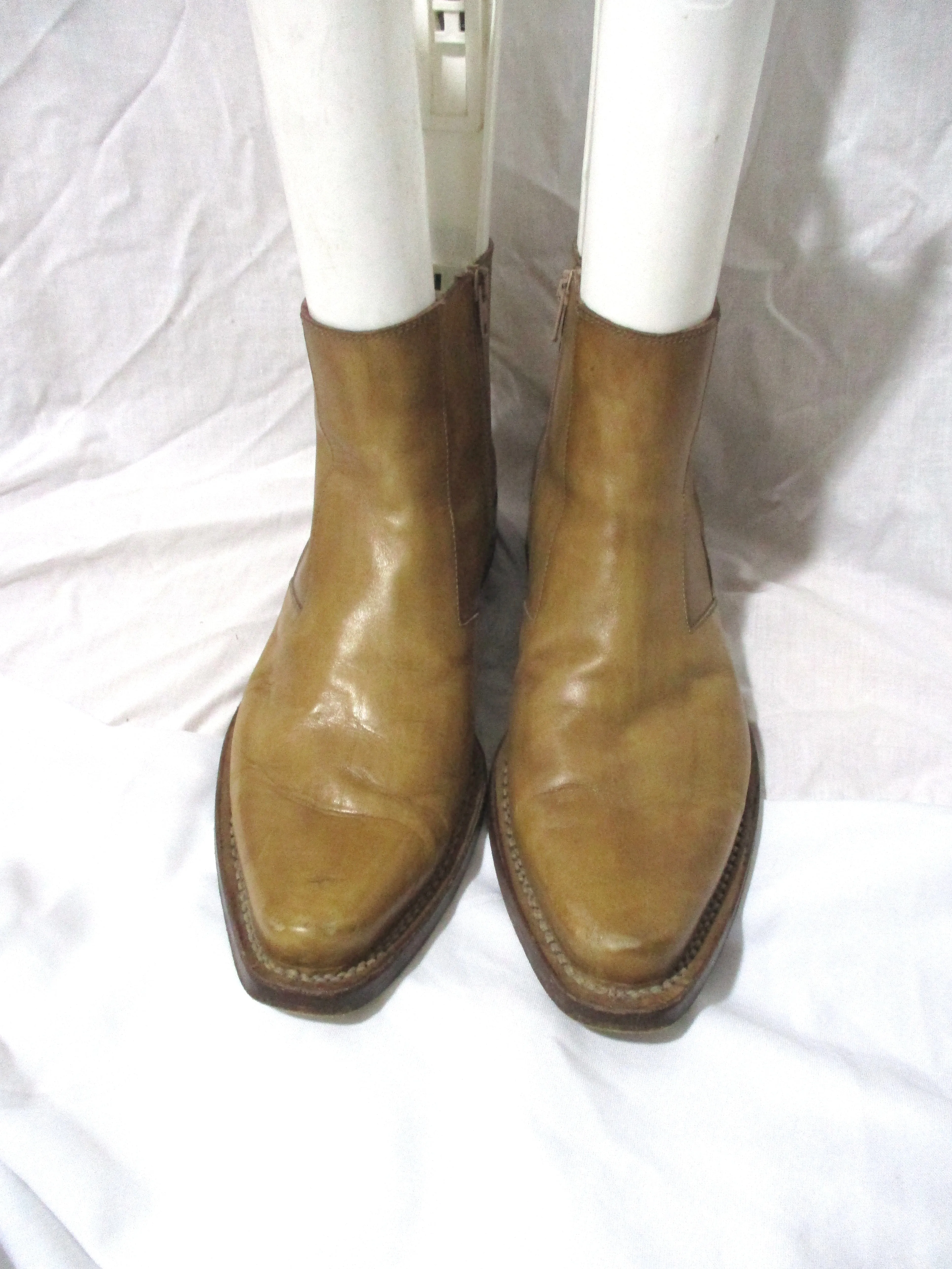 BARRACUDA Leather Western Cowboy Boot Rocker Rider Gringo 43.5