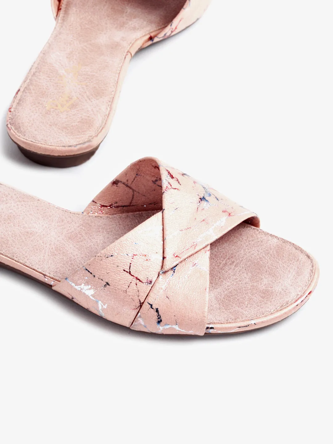 Bianca Leather Flat