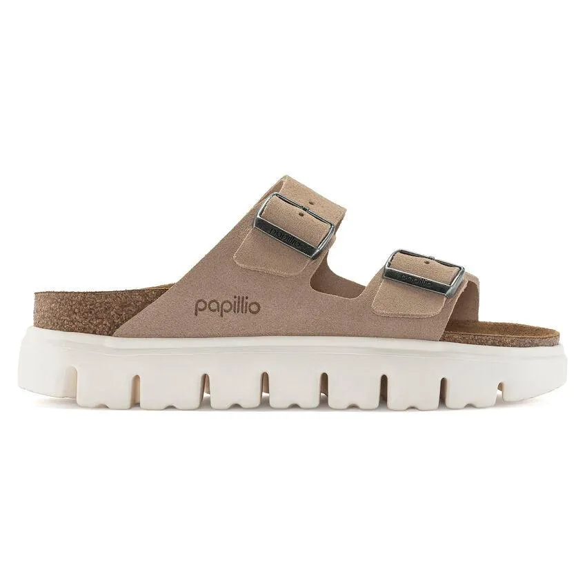 Birkenstock Arizona Chunky Warm Sand Suede