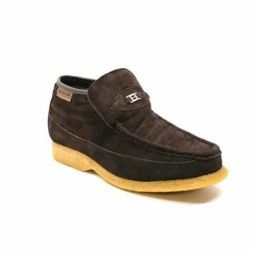 British Walkers Liberty Men's Brown Suede Slip On