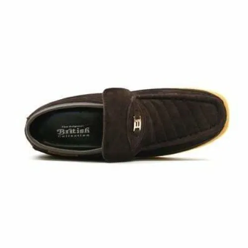 British Walkers Liberty Men's Brown Suede Slip On