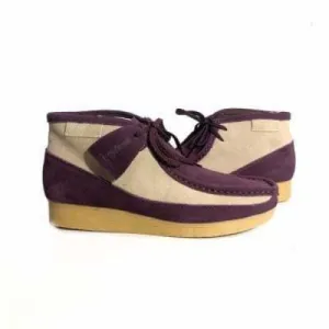 British Walkers New Castle Men's Beige and Burgundy Suede Ankle Boots