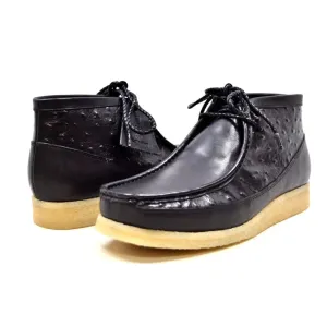 British Walkers Walker 100 Limited Edition Men's Ostrich Leather Ankle Boots
