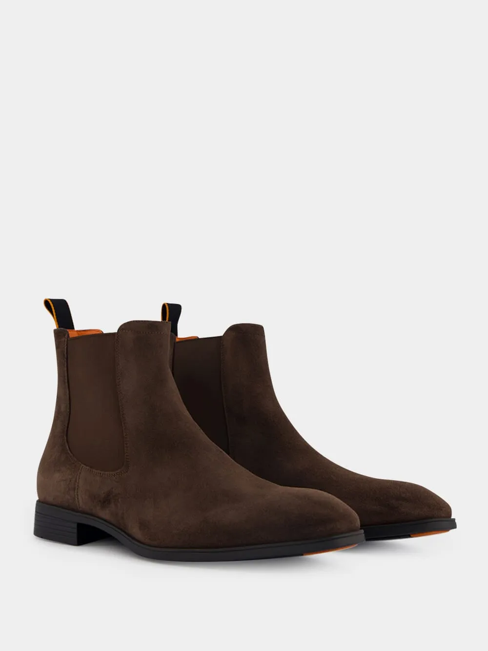 Brown Suede Chelsea Boots