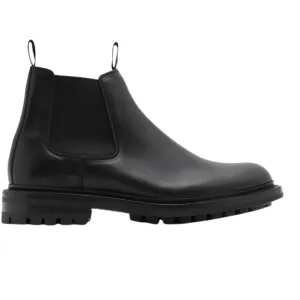 Burberry 8075783 Burberry X Trickers Leather Dee Low Chelsea Boots Black Boot Womens