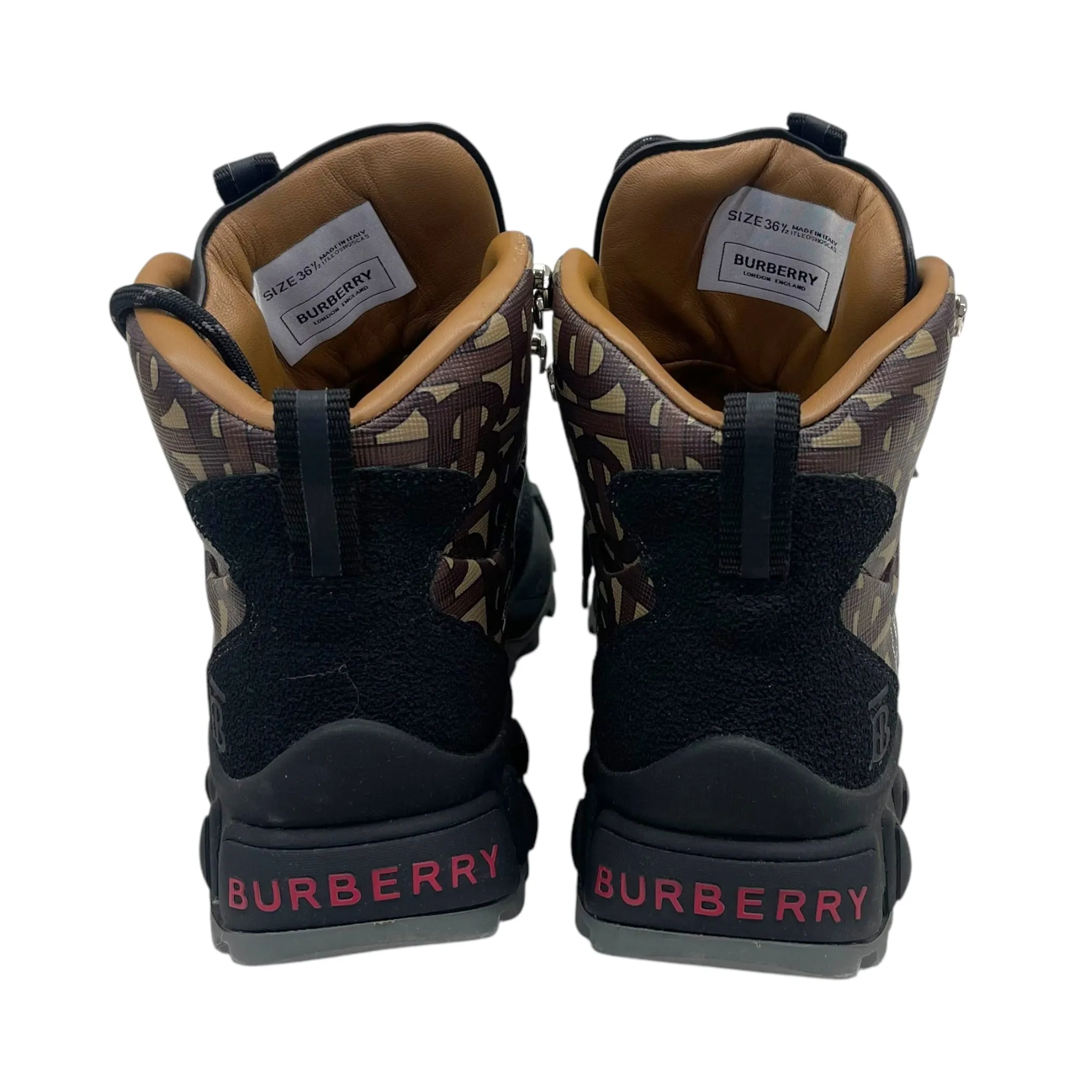 Burberry Monogram Stripe Tor Hiking Boots EU 36.5