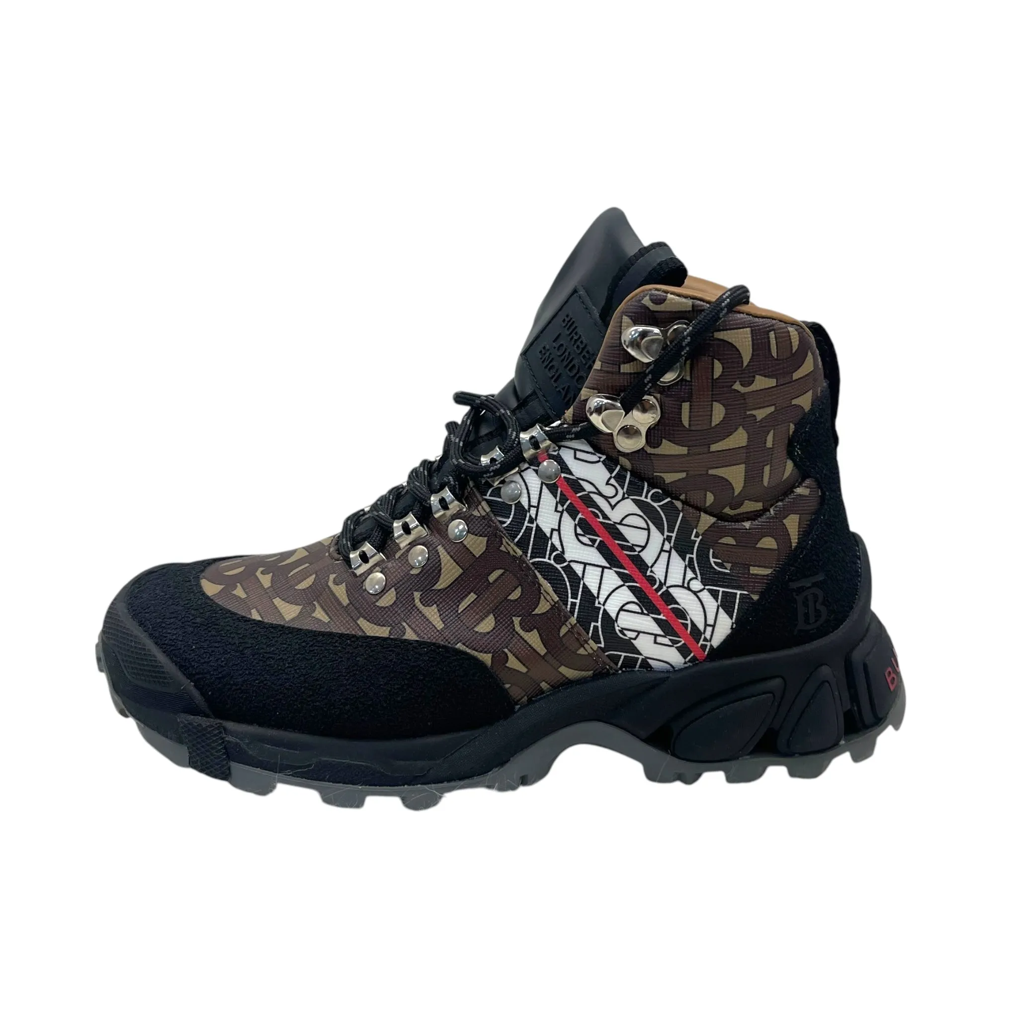 Burberry Monogram Stripe Tor Hiking Boots EU 36.5