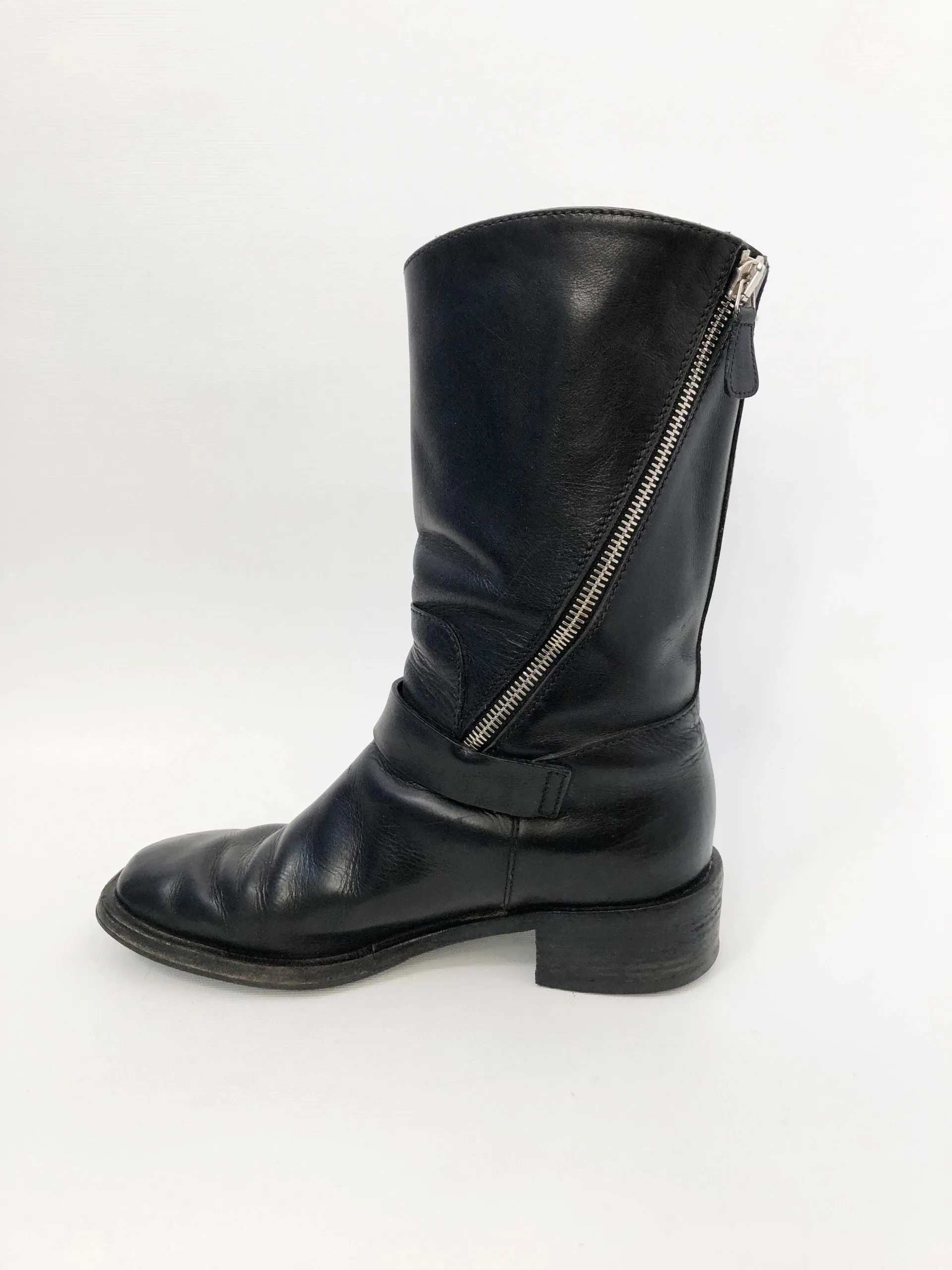 Chanel Mid-Calf Boots Size 7