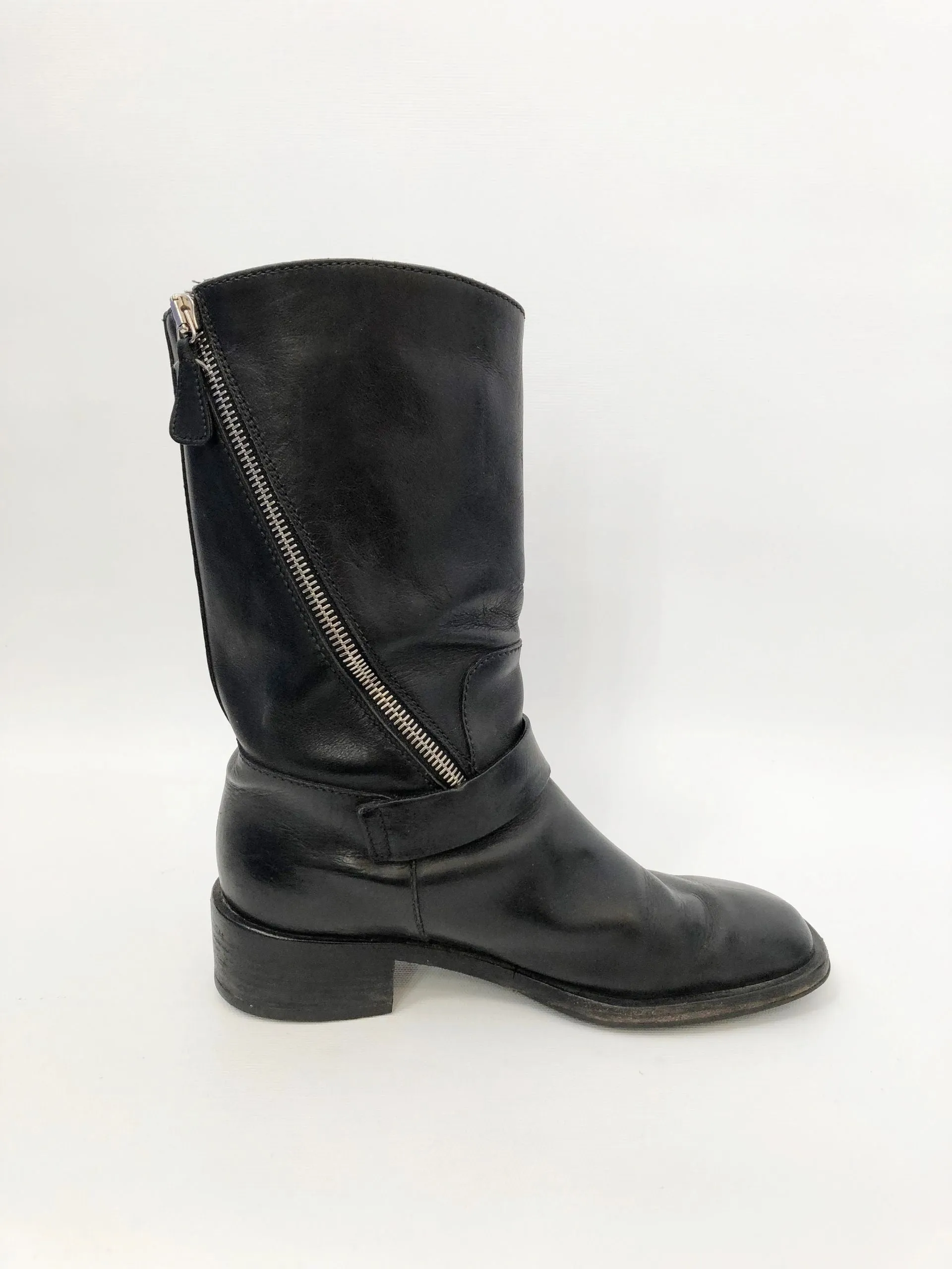 Chanel Mid-Calf Boots Size 7