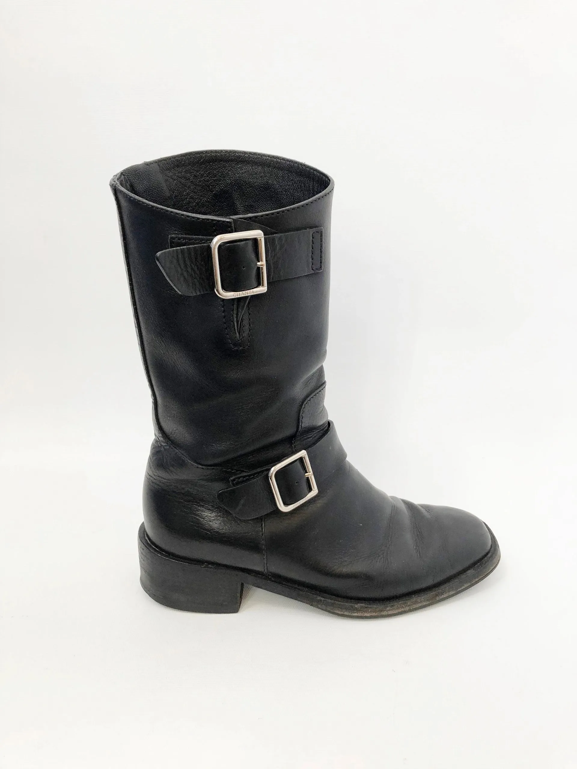 Chanel Mid-Calf Boots Size 7