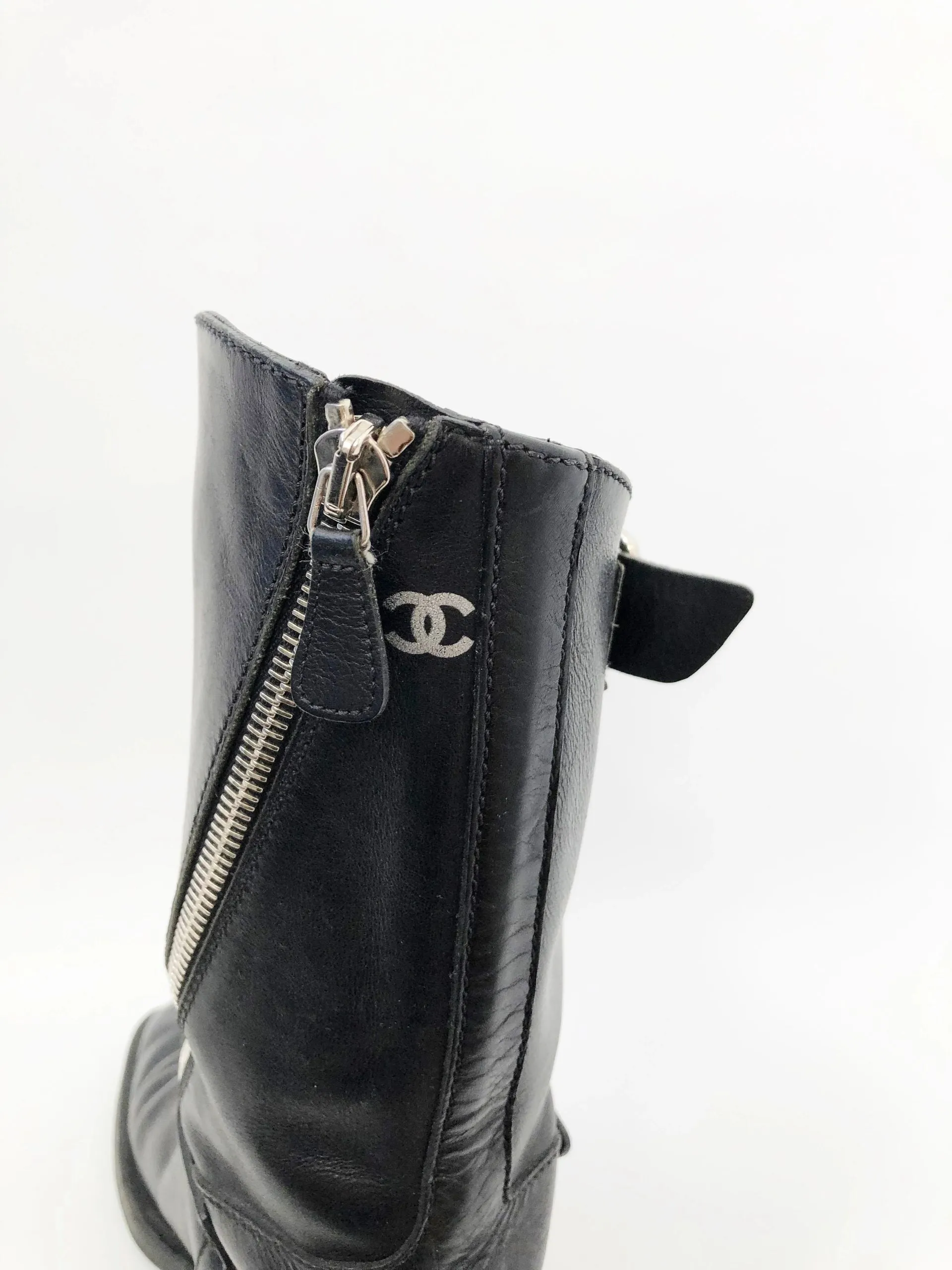 Chanel Mid-Calf Boots Size 7