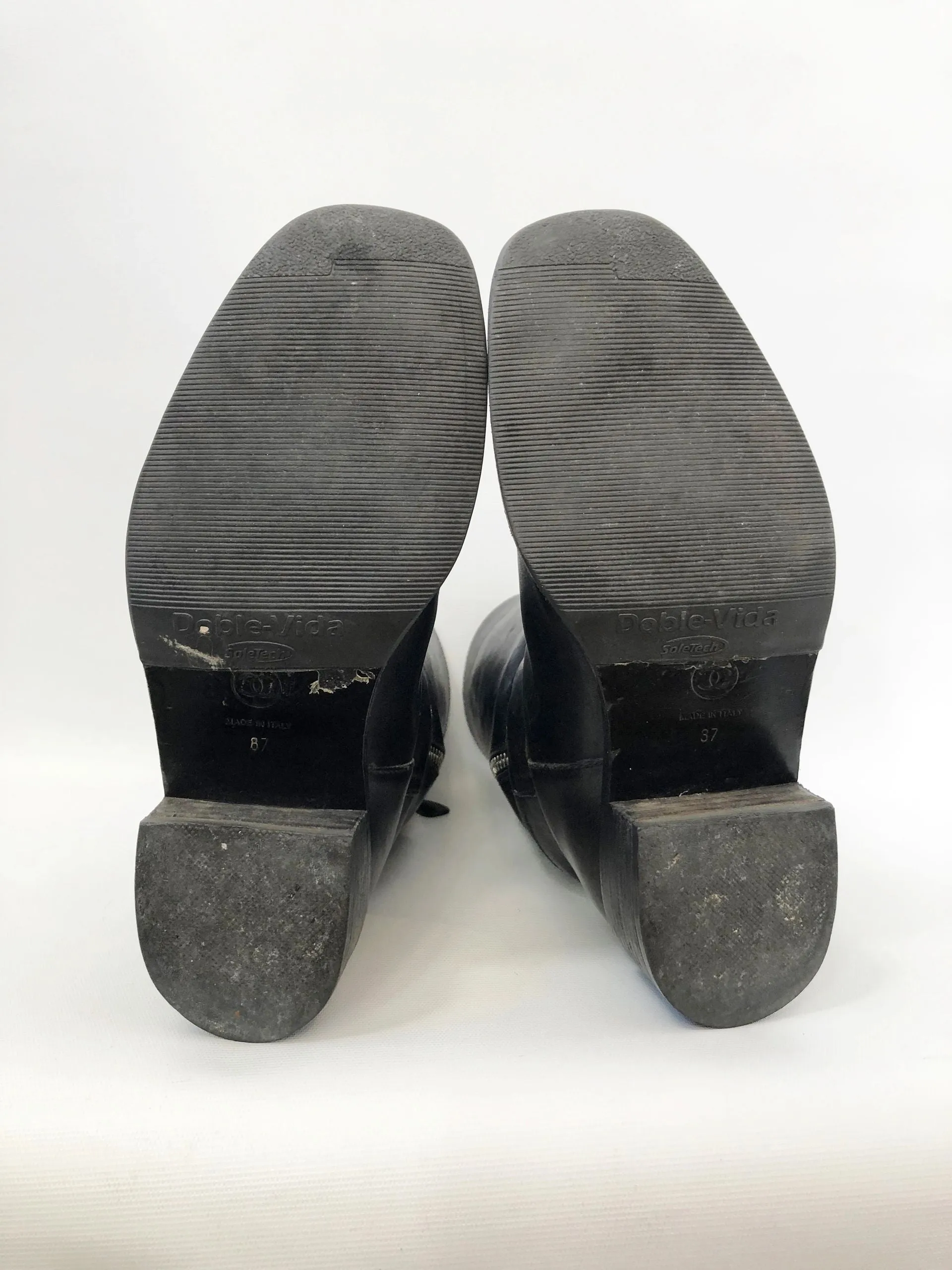 Chanel Mid-Calf Boots Size 7