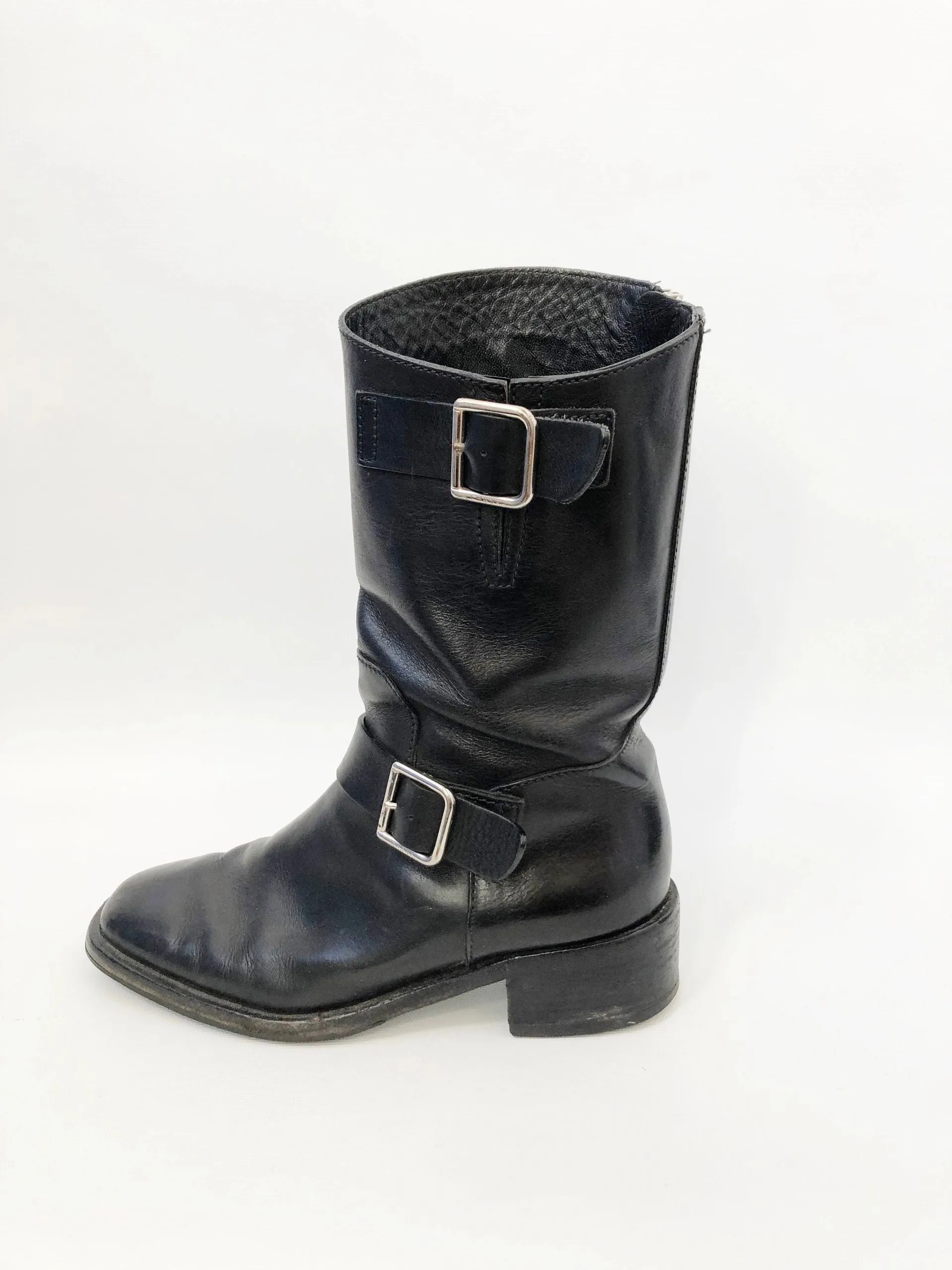 Chanel Mid-Calf Boots Size 7