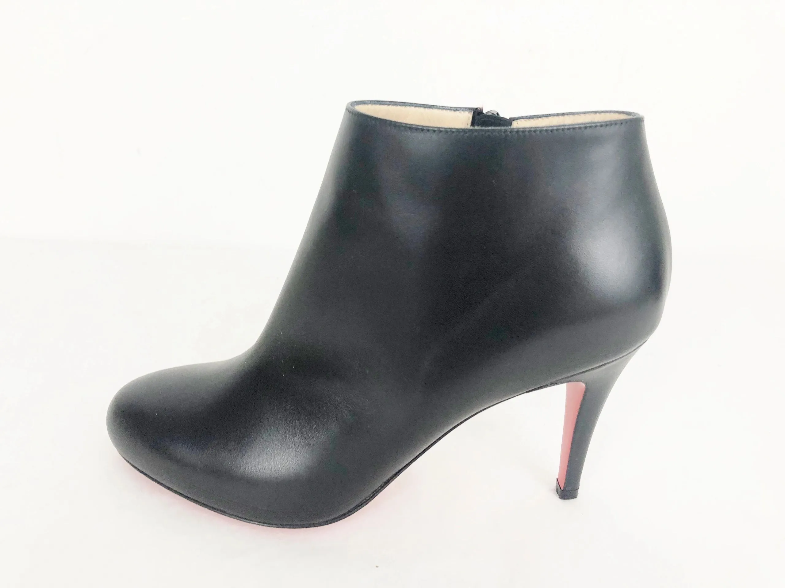 Christian Louboutin Black Bootie Size 37 It (7 Us)