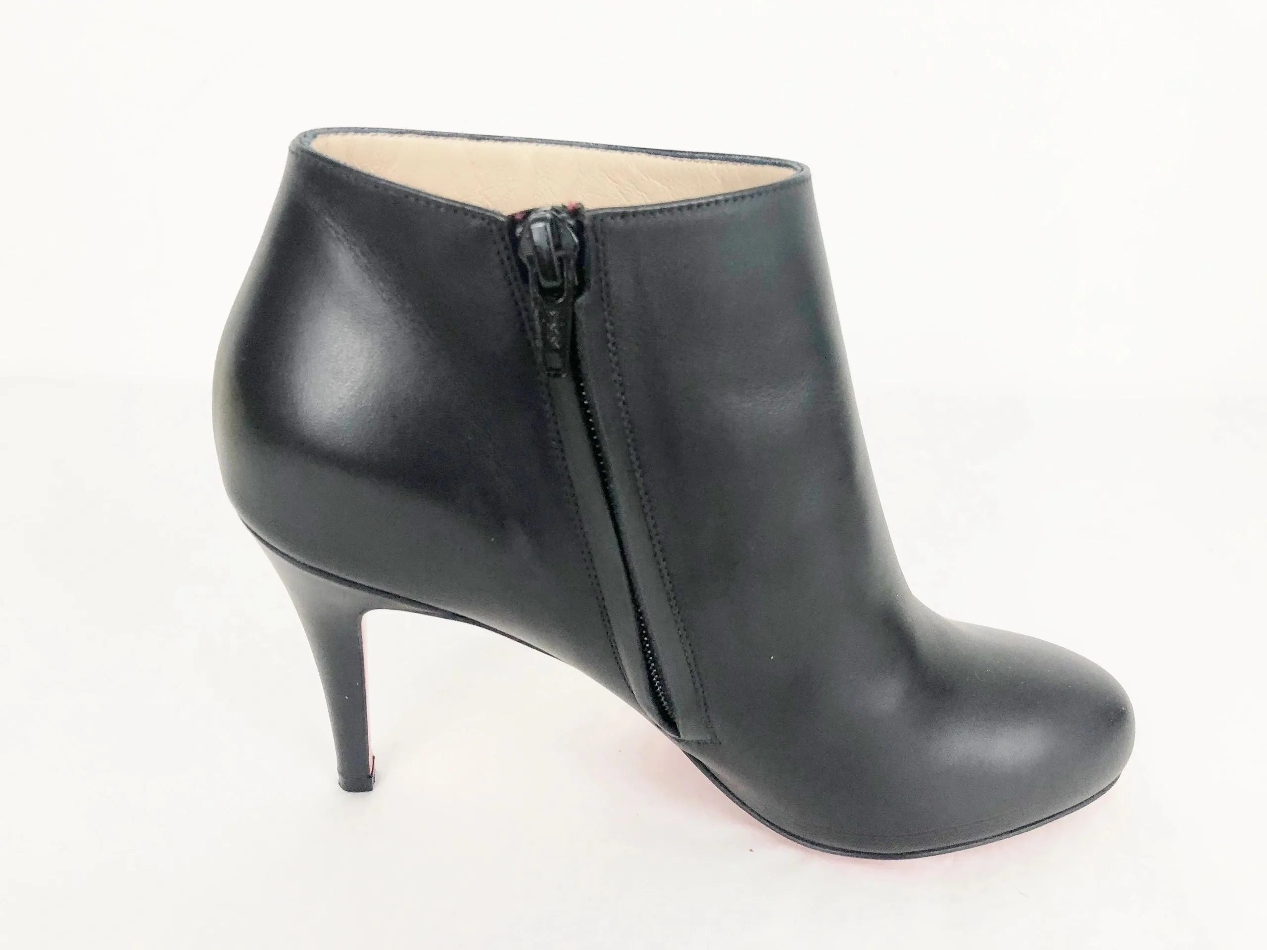 Christian Louboutin Black Bootie Size 37 It (7 Us)