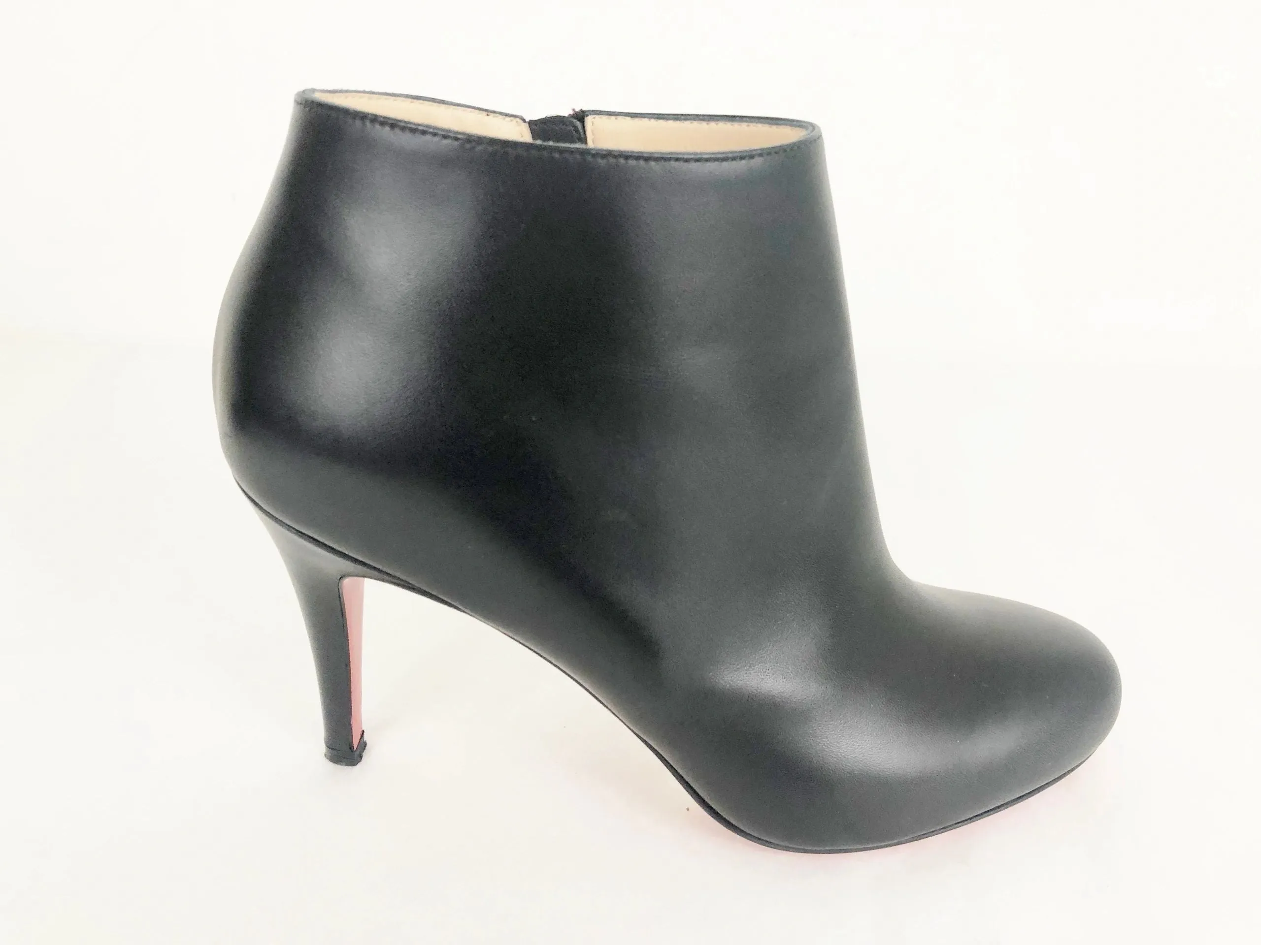 Christian Louboutin Black Bootie Size 37 It (7 Us)
