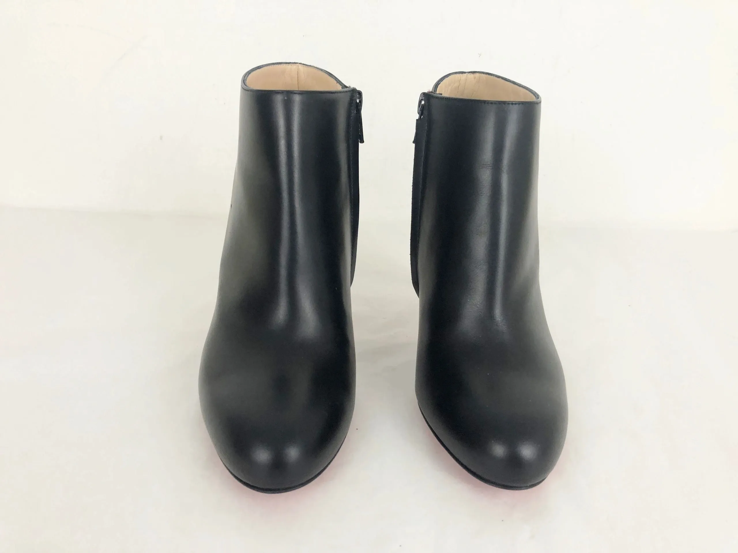 Christian Louboutin Black Bootie Size 37 It (7 Us)