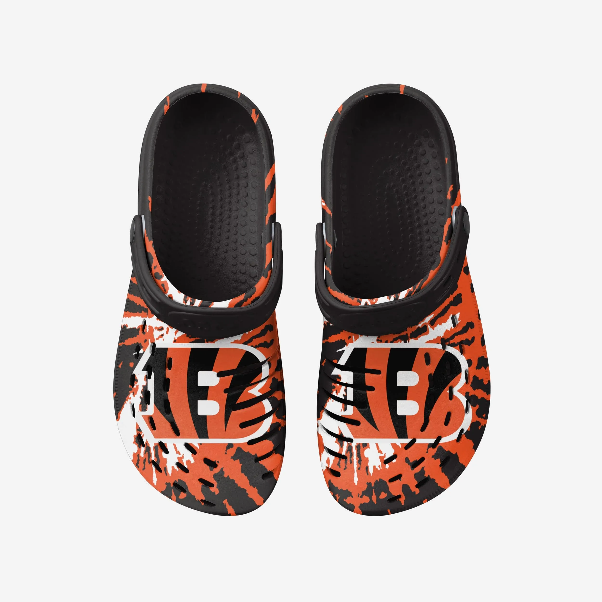 Cincinnati Bengals Tie-Dye Clog With Strap