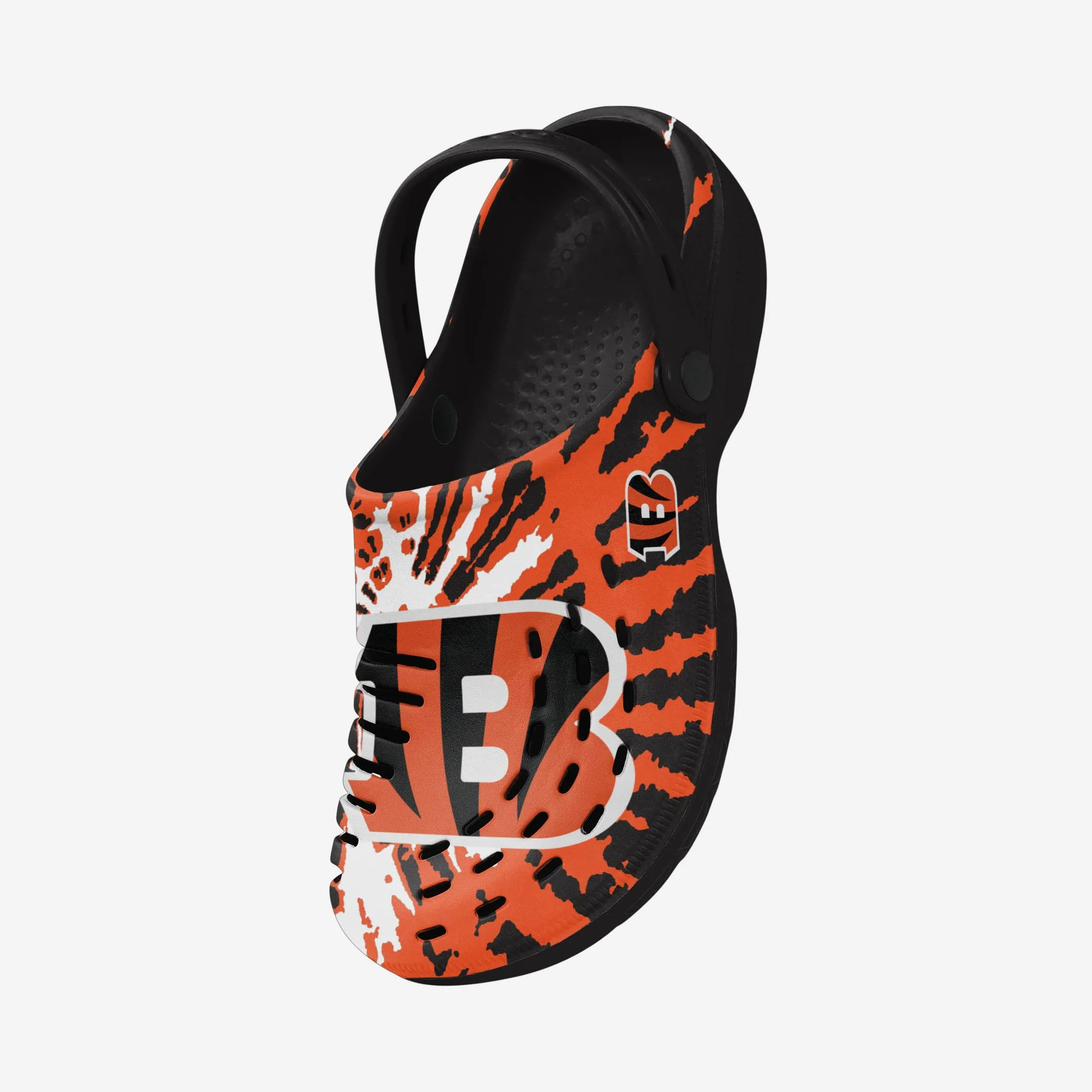 Cincinnati Bengals Tie-Dye Clog With Strap