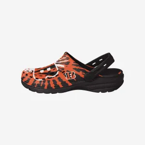 Cincinnati Bengals Tie-Dye Clog With Strap