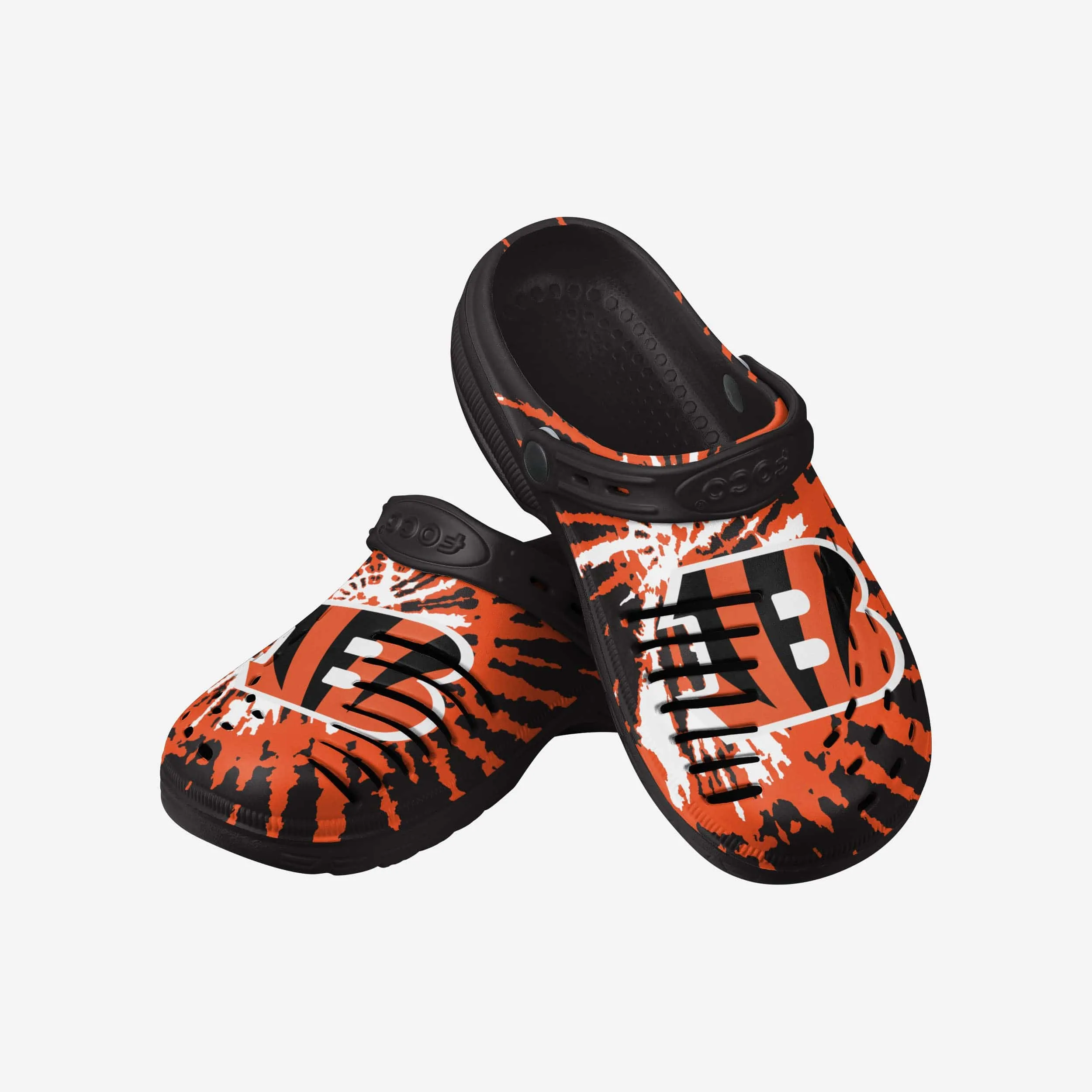 Cincinnati Bengals Tie-Dye Clog With Strap