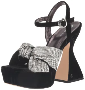 Circus NY by Sam Edelman Women's Audrea Heeled Sandal, Black Jewel, 6.5