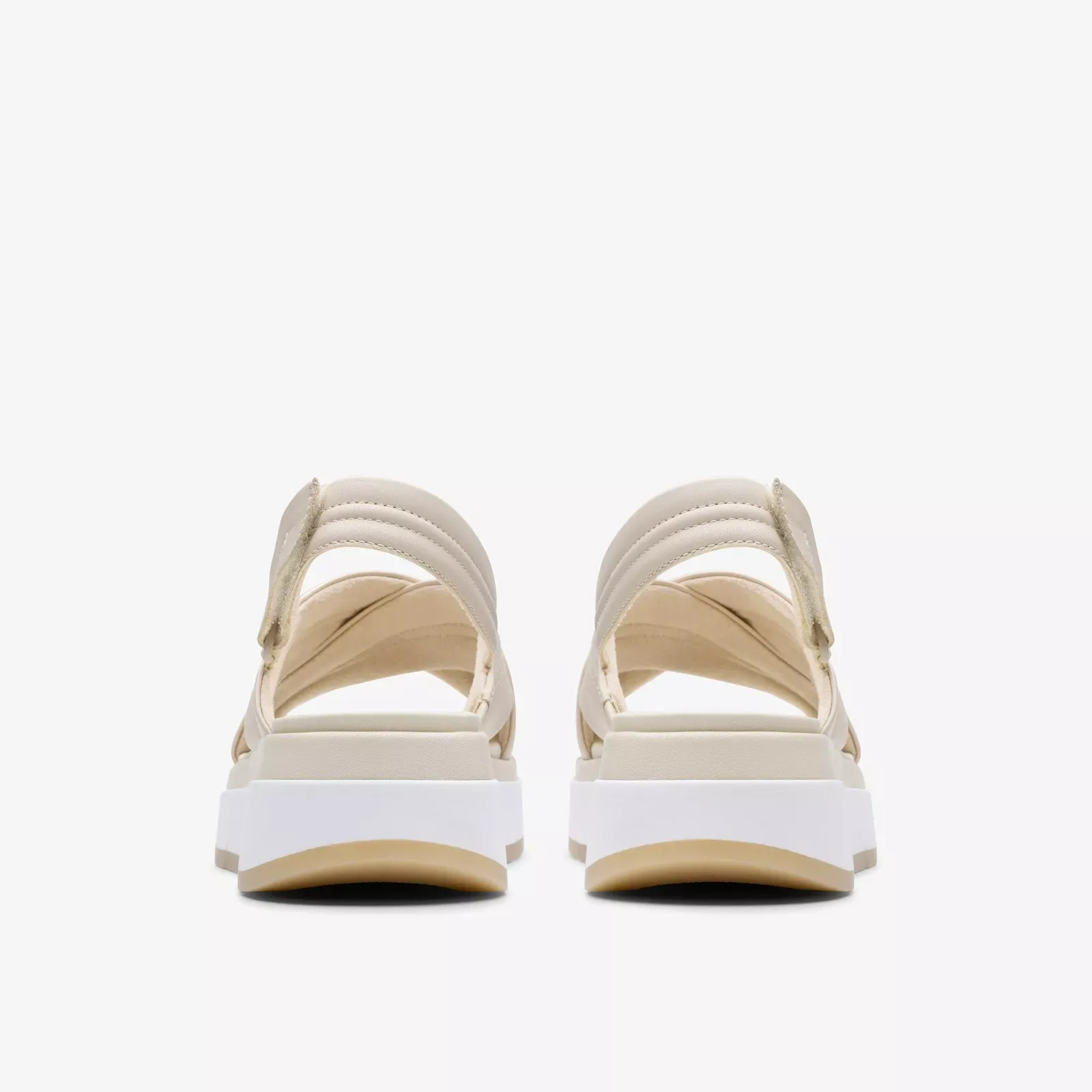 Clarks Women's Tuscan Cross Cream Leather 26181470