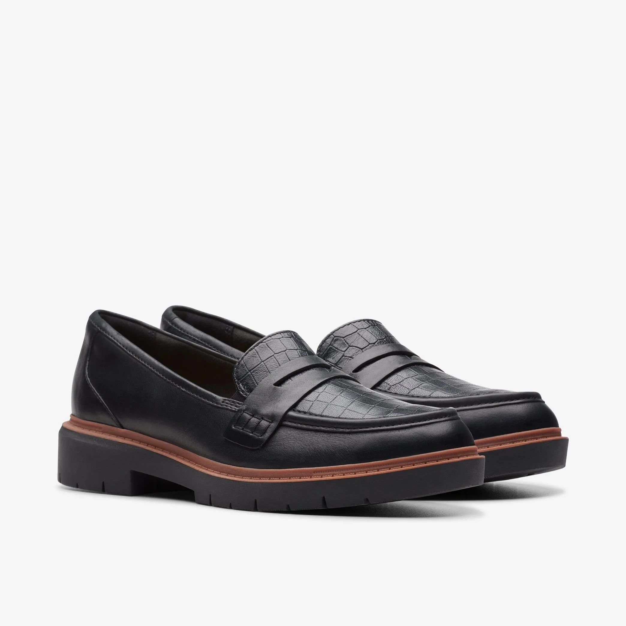 Clarks Women's Westlynn Ayla Black Leather 26174452