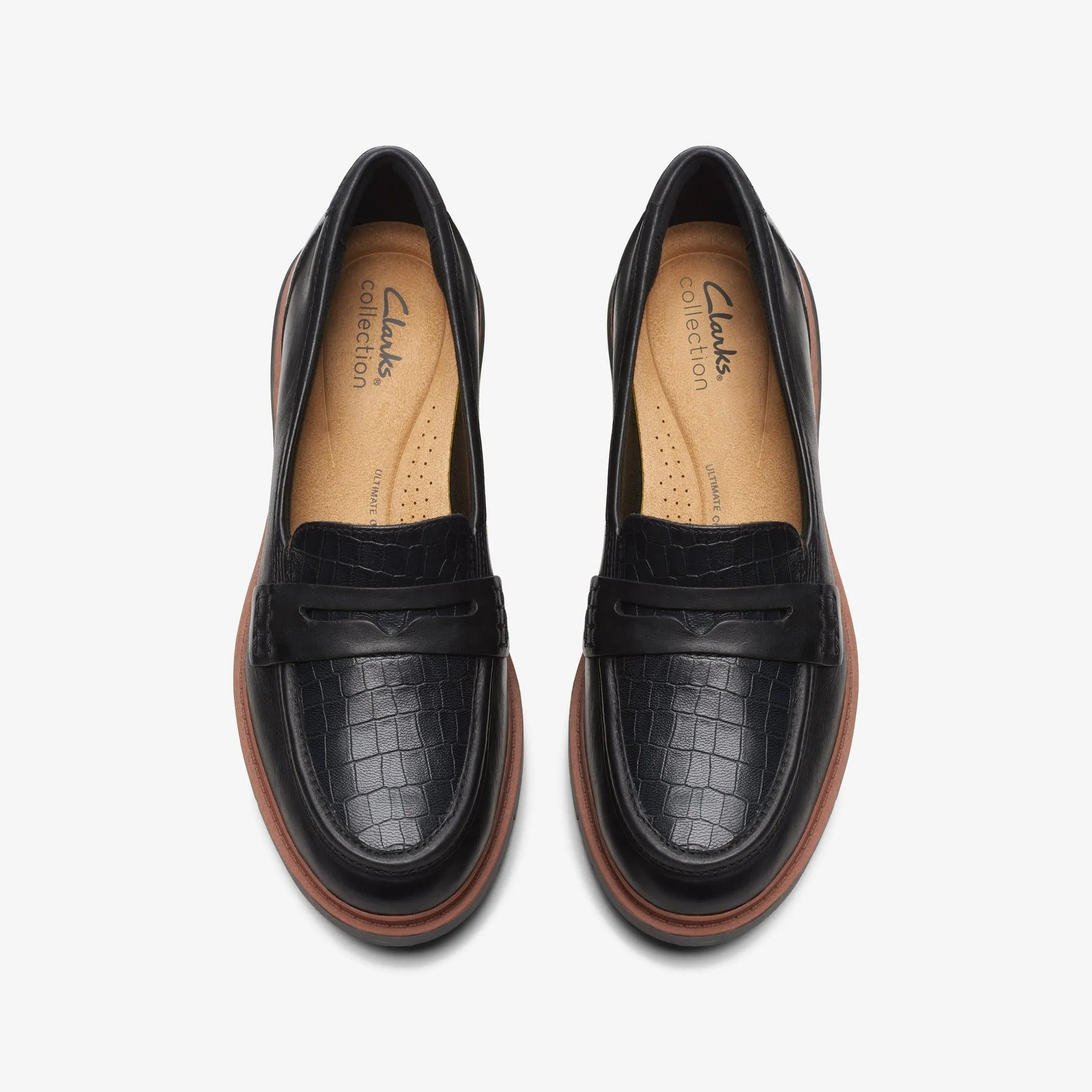 Clarks Women's Westlynn Ayla Black Leather 26174452