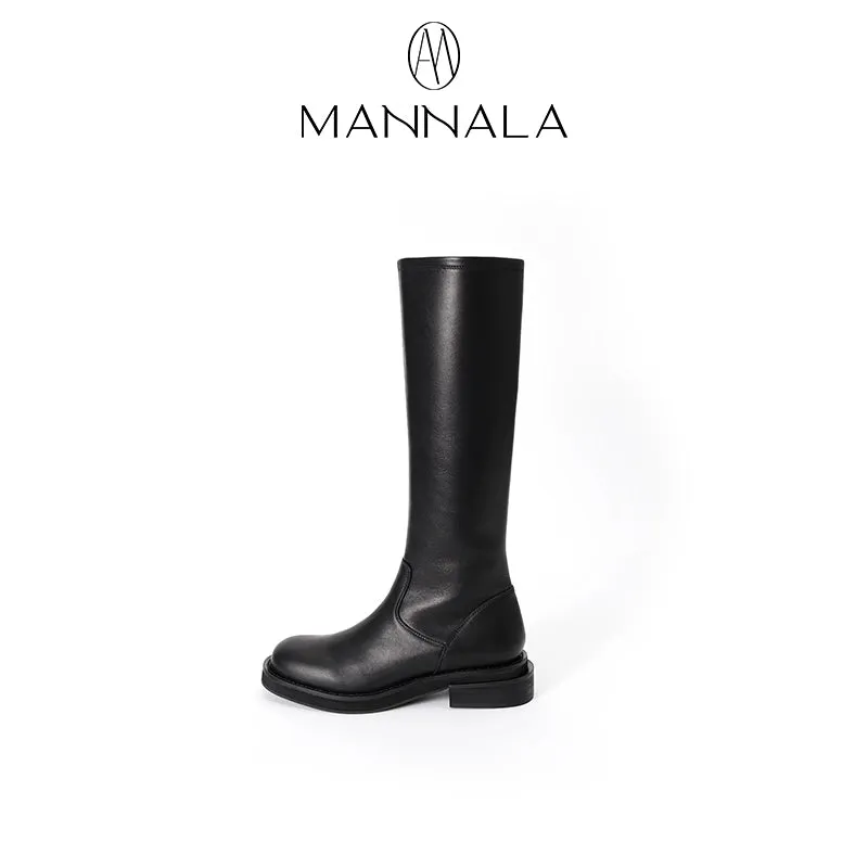 Classic Black Knee-High Boots