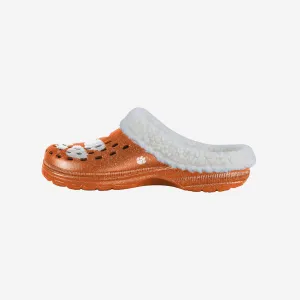 Clemson Tigers Womens Sherpa Lined Glitter Clog