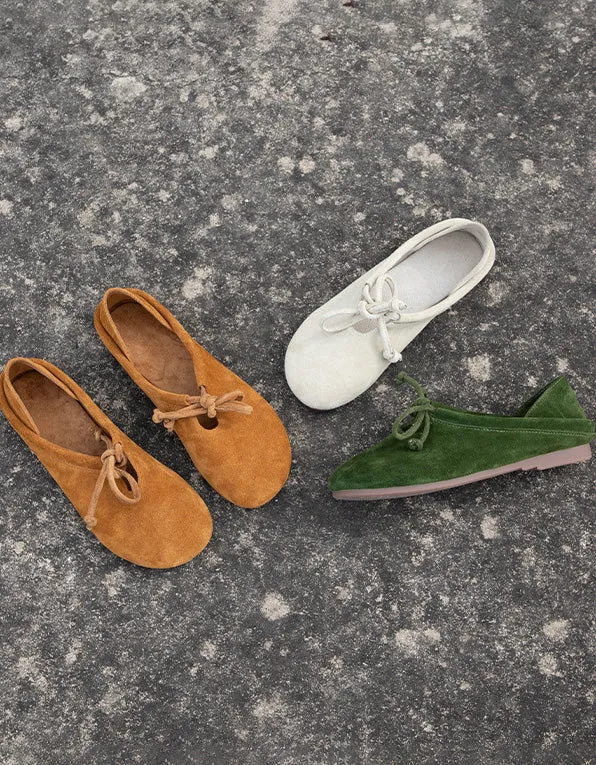 Comfortable Suede Flat Slippers Mules for Women 34-42
