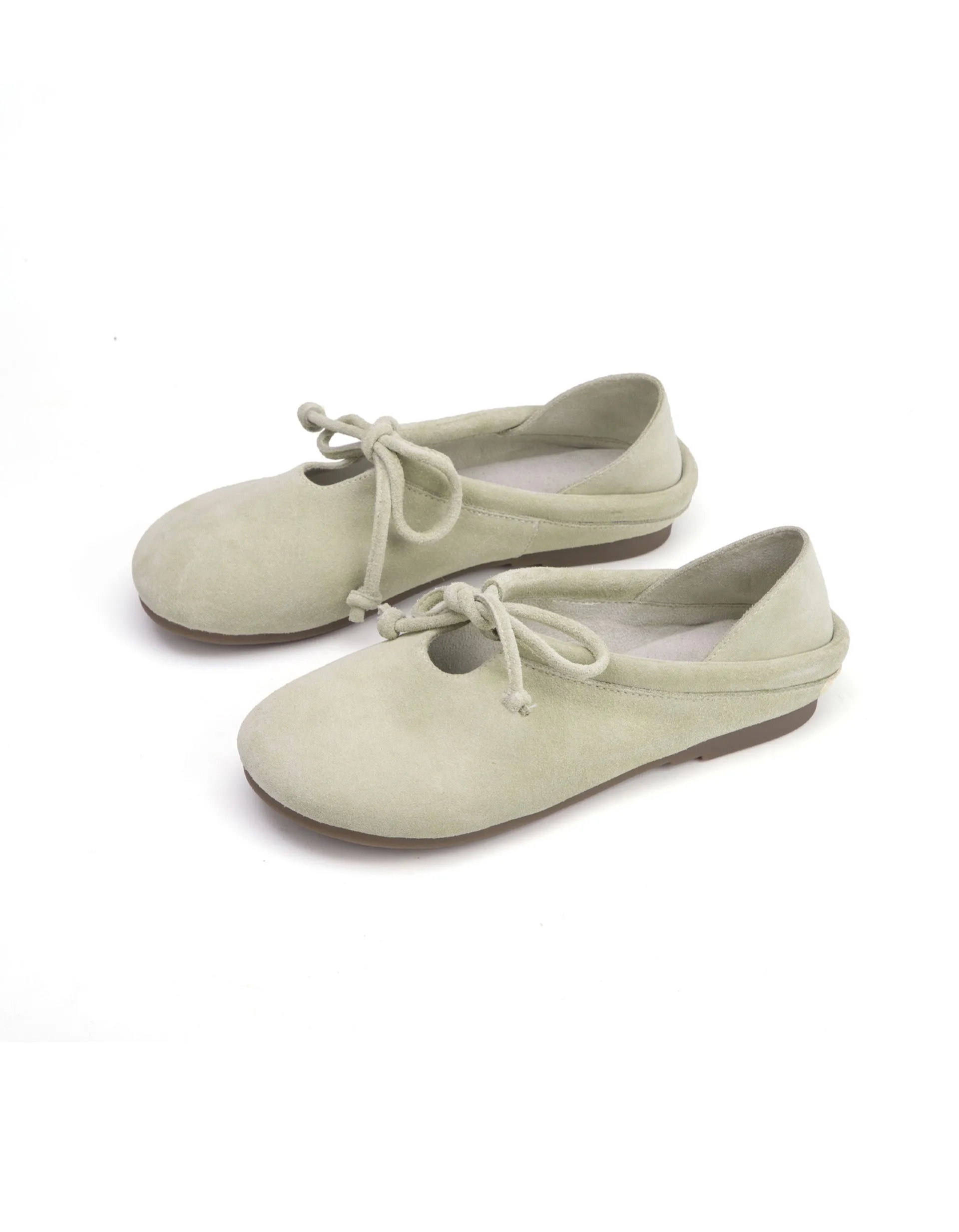 Comfortable Suede Flat Slippers Mules for Women 34-42